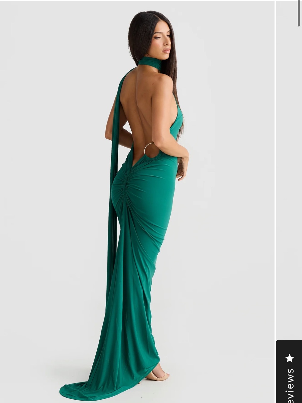 Melani The Label Constantina Gown In Emerald Size XS 💚